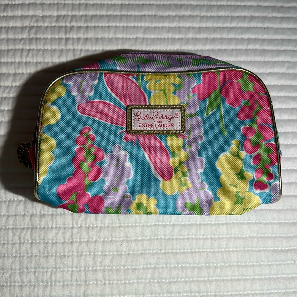 New Lily Pulitzer, Estée Lauder cosmetic/makeup bag